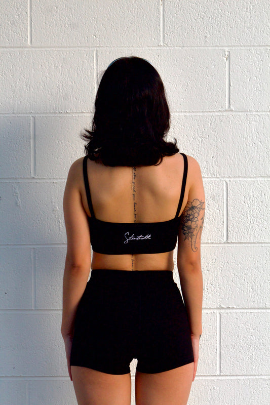 WOMEN’S TWO PIECE SET (BLACK)