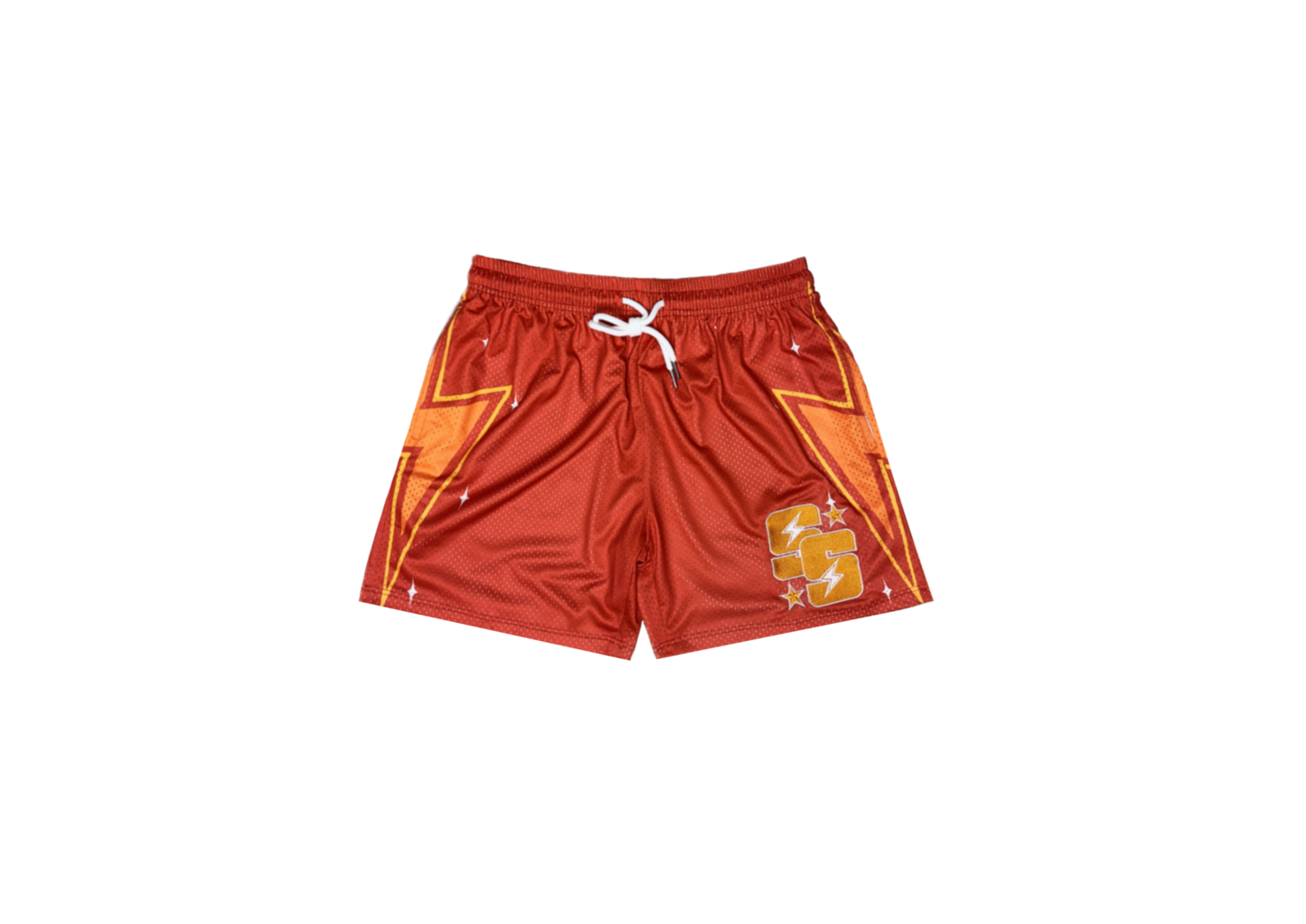 BOLT SHORTS (RED/ORANGE)