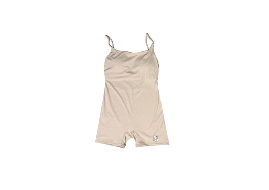 WOMEN'S JUMPSUIT W/ LONG SLEEVE (CREAM)