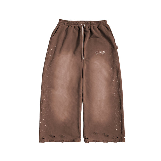 BROWN POPSTAR SWEATS