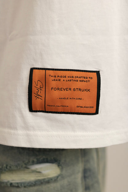 WHITE INFLUENCER TEE