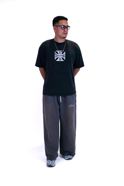 GREY POPSTAR SWEATS