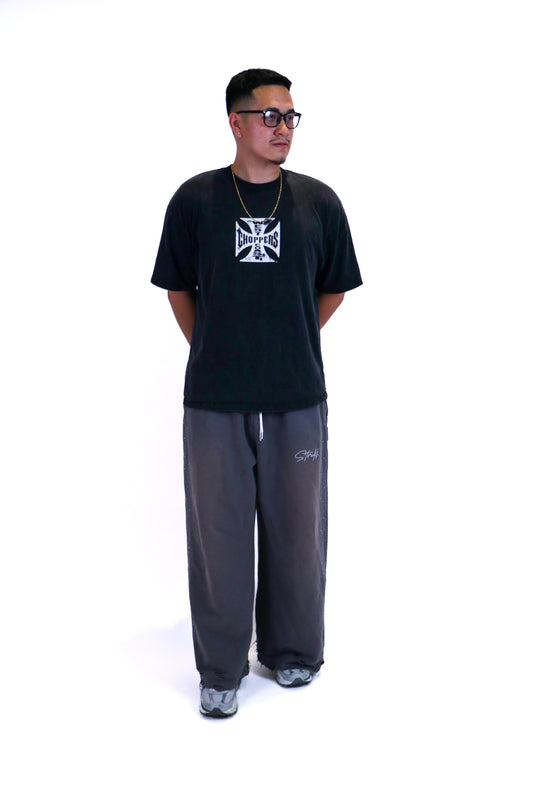 GREY POPSTAR SWEATS