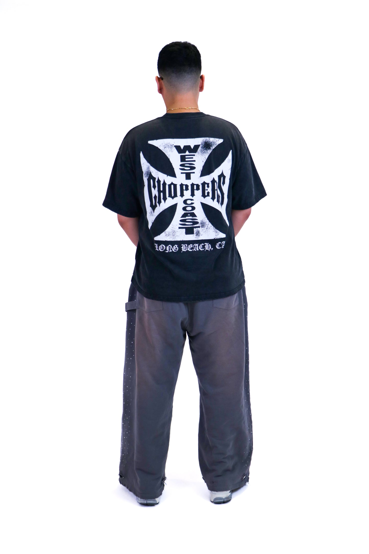 GREY POPSTAR SWEATS