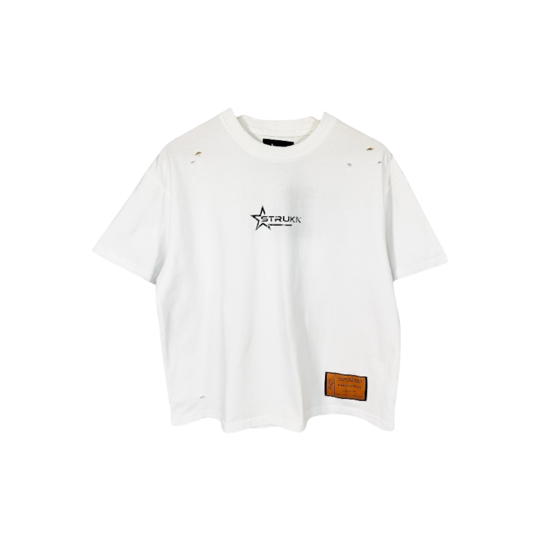WHITE INFLUENCER TEE