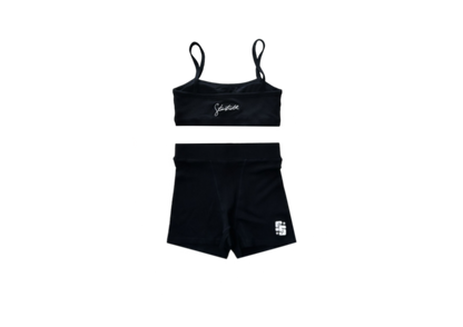 WOMEN’S TWO PIECE SET (BLACK)
