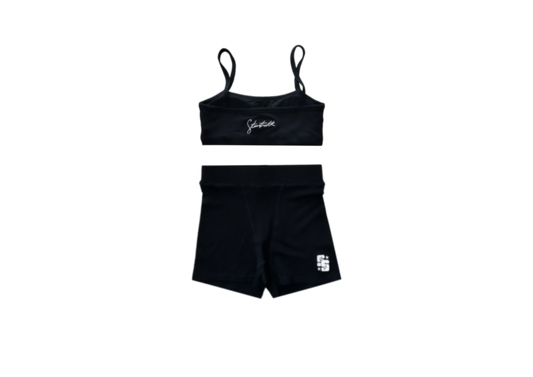 WOMEN’S TWO PIECE SET (BLACK)