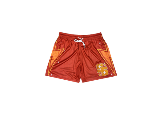BOLT SHORTS (RED/ORANGE)